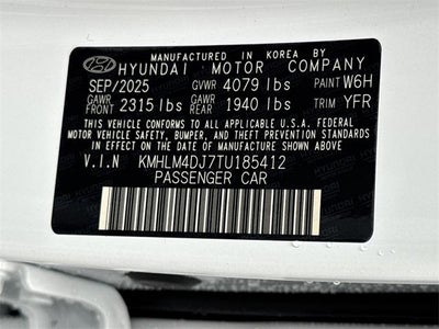 2026 Hyundai Elantra Hybrid Blue