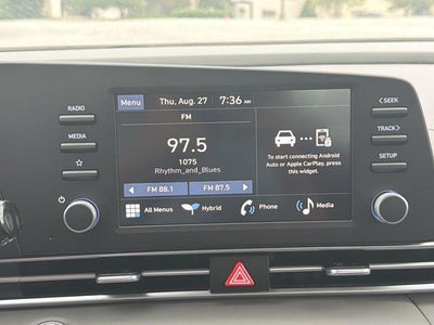 2026 Hyundai Elantra Hybrid Blue