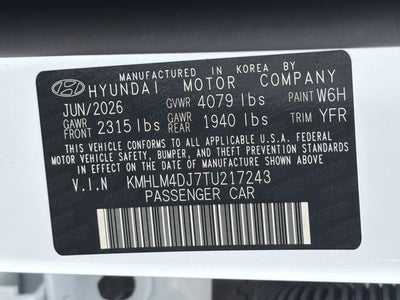 2026 Hyundai Elantra Hybrid Blue