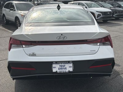 2026 Hyundai Elantra Hybrid Blue