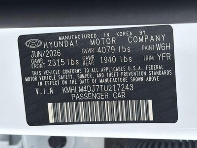 2026 Hyundai Elantra Hybrid Blue