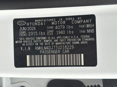 2026 Hyundai Elantra Hybrid Blue