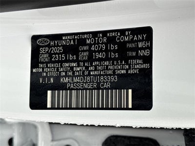 2026 Hyundai Elantra Hybrid Blue