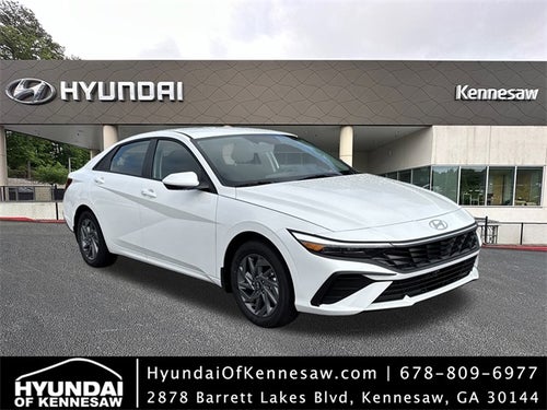 2026 Hyundai Elantra Hybrid Blue