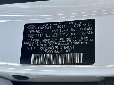 2026 Hyundai Elantra Hybrid Blue