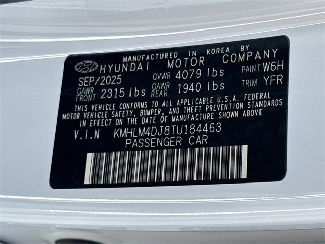 2026 Hyundai Elantra Hybrid Blue