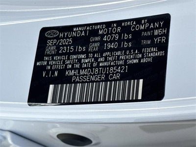 2026 Hyundai Elantra Hybrid Blue