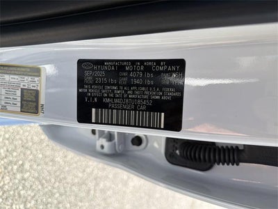 2026 Hyundai Elantra Hybrid Blue