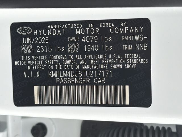 2026 Hyundai Elantra Hybrid Blue
