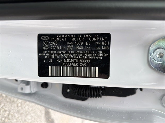 2026 Hyundai Elantra Hybrid Blue