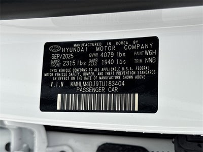 2026 Hyundai Elantra Hybrid Blue