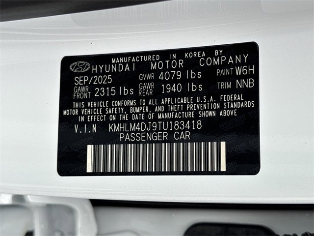 2026 Hyundai Elantra Hybrid Blue