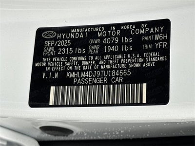 2026 Hyundai Elantra Hybrid Blue