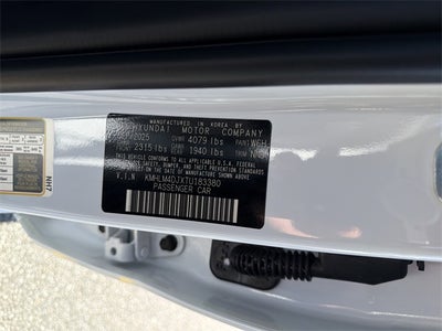 2026 Hyundai Elantra Hybrid Blue