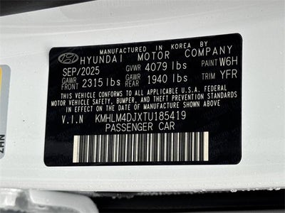 2026 Hyundai Elantra Hybrid Blue