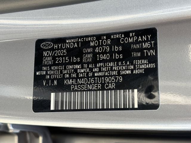 2026 Hyundai Elantra Hybrid Limited