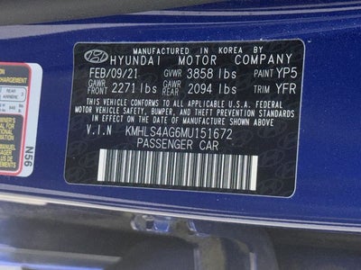 2021 Hyundai Elantra SEL