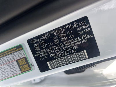 2026 Hyundai Elantra SEL Sport Premium