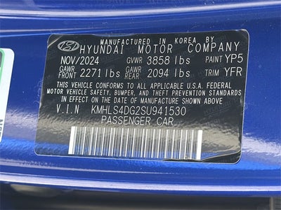 2025 Hyundai Elantra SEL Convenience