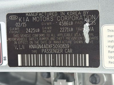 2015 Kia Optima Hybrid EX