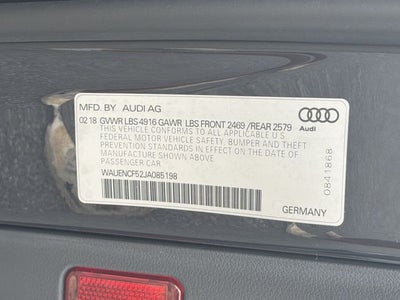 2018 Audi A5 2.0T Premium Plus quattro
